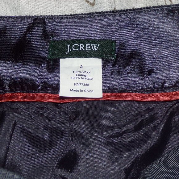 J.Crew 100% Wool Mini Skirt - Picture 4 of 5